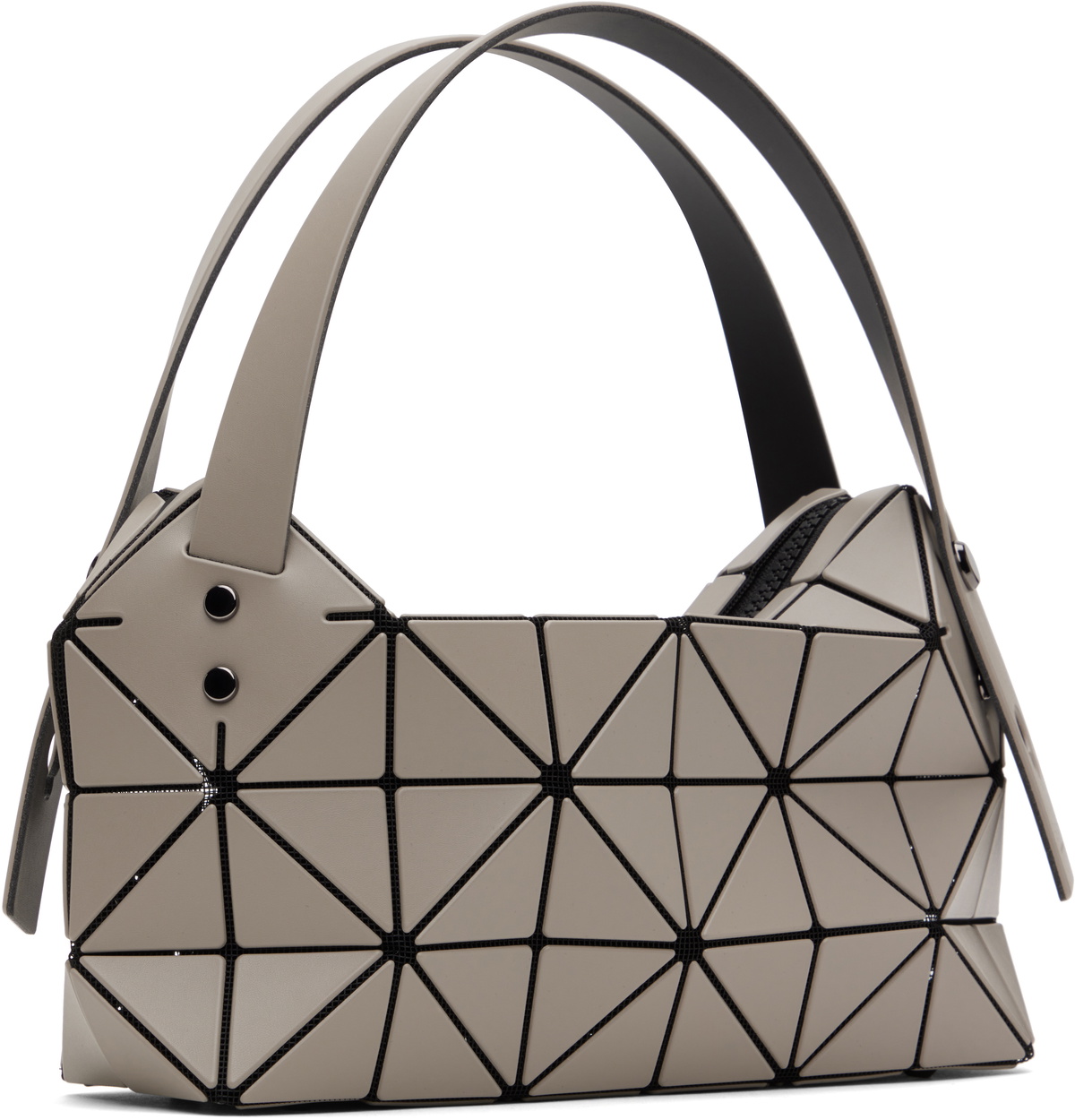 BAO BAO ISSEY MIYAKE Taupe Boston Bag