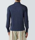 Fedeli Cotton piqué polo shirt