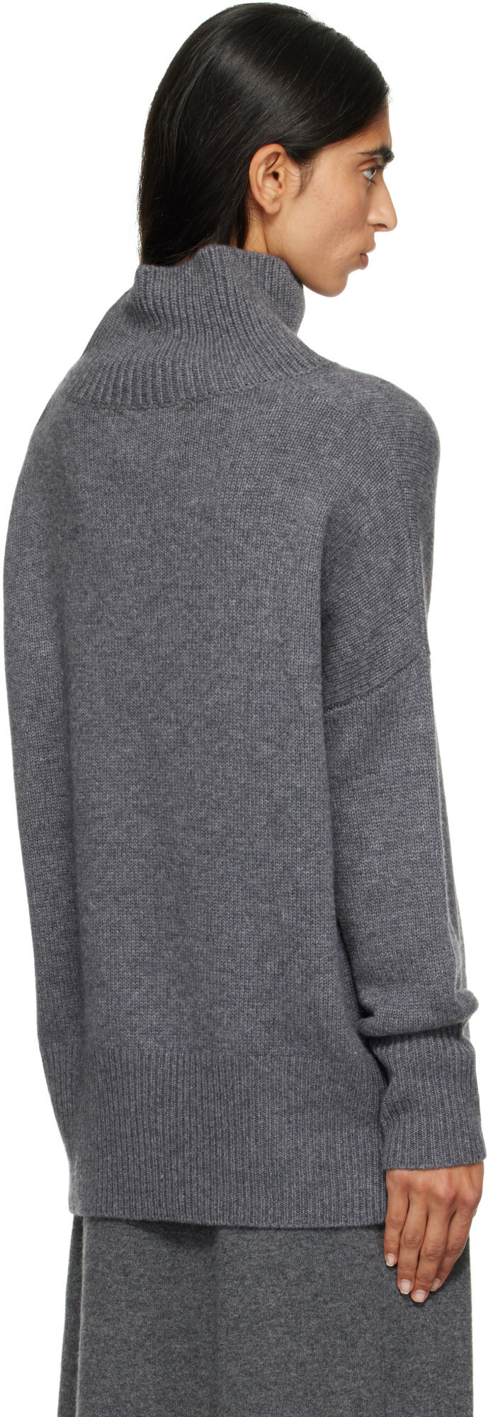 LISA YANG Gray Heidi Turtleneck