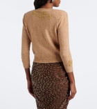 Jacques Wei Beaded wool and alpaca-blend cardigan