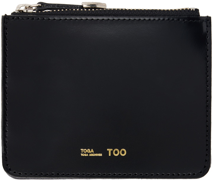 Photo: Toga Pulla SSENSE Exclusive Black Leather Wallet