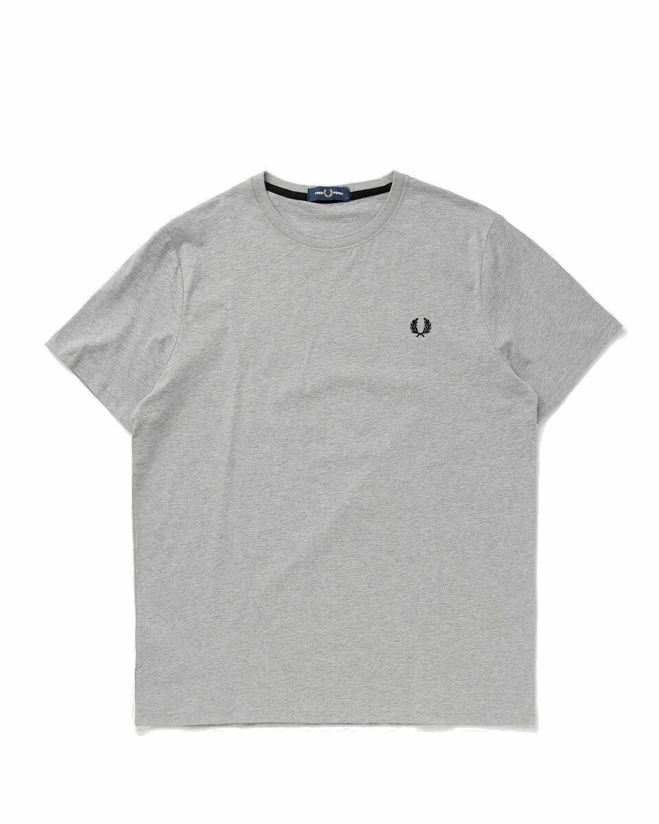 Photo: Fred Perry Crew Neck Tee Grey - Mens - Shortsleeves