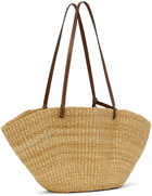 Loewe Tan Shell Small Basket Tote