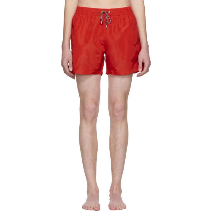 Photo: Paul Smith Red Classic Solid Swim Shorts
