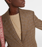 Loewe - Checked wool blazer