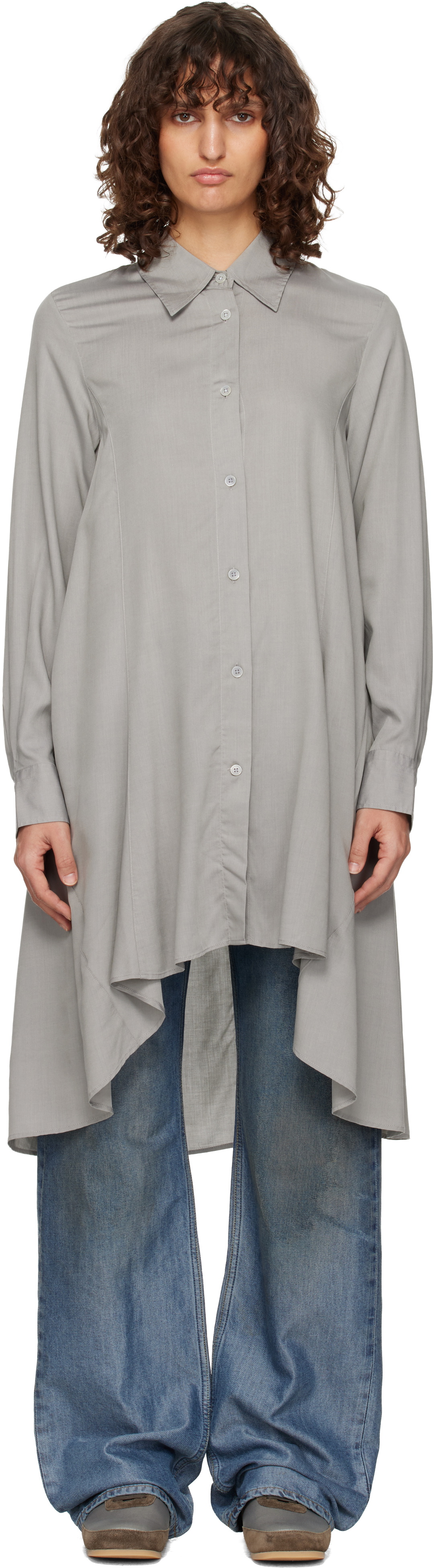 OUR LEGACY Gray Flux Shirt