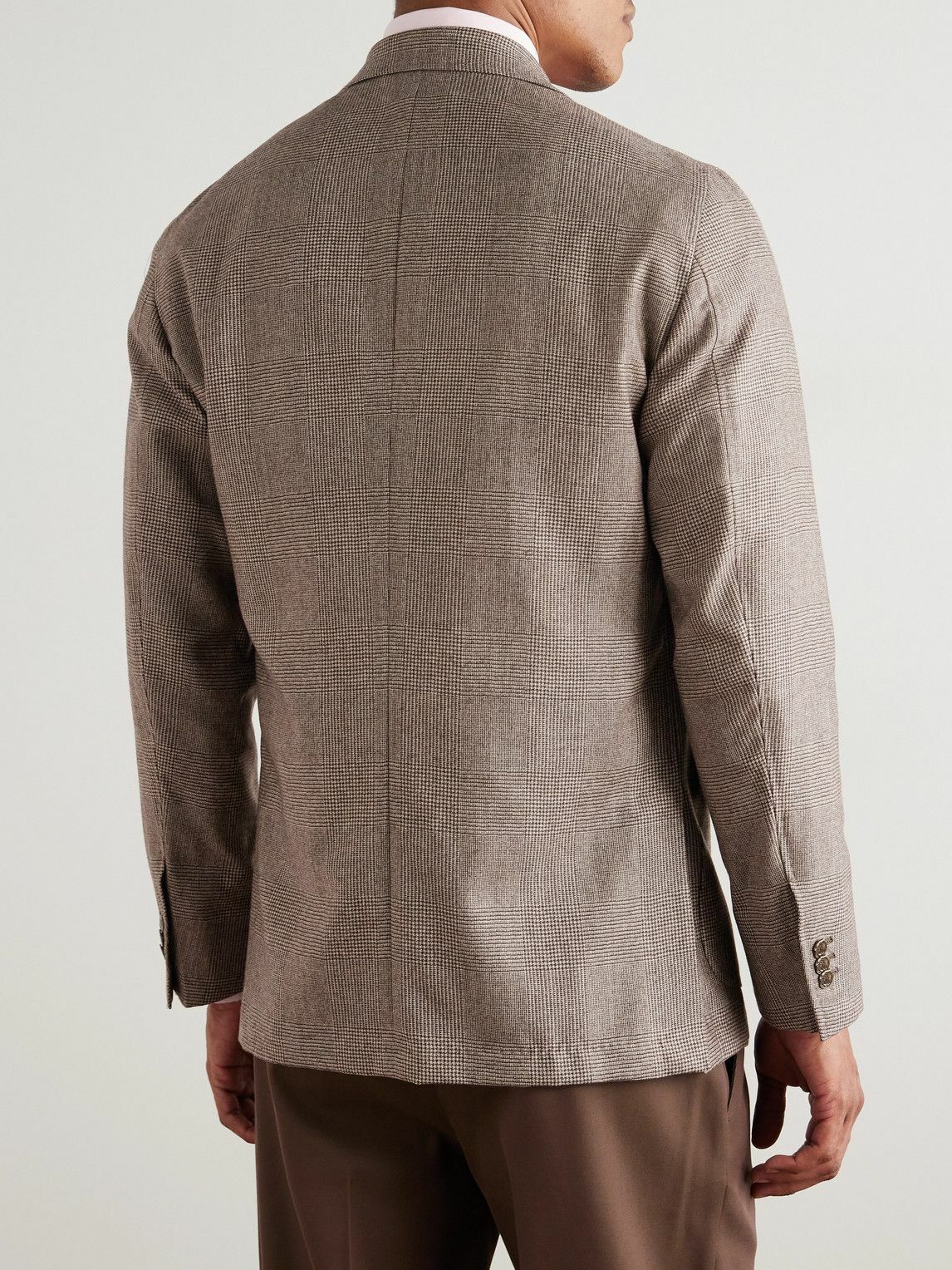 Sid Mashburn - Ghost Prince of Wales Virgin Wool Suit Jacket - Brown