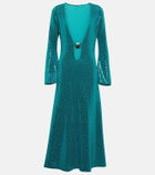 Dodo Bar Or Sequin-embellished midi dress