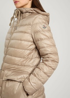 Moncler Jasmin Padded Hooded Shell Parka Beige