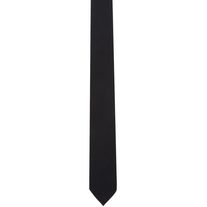 Photo: Prada Black Twill Uniform Tie 
