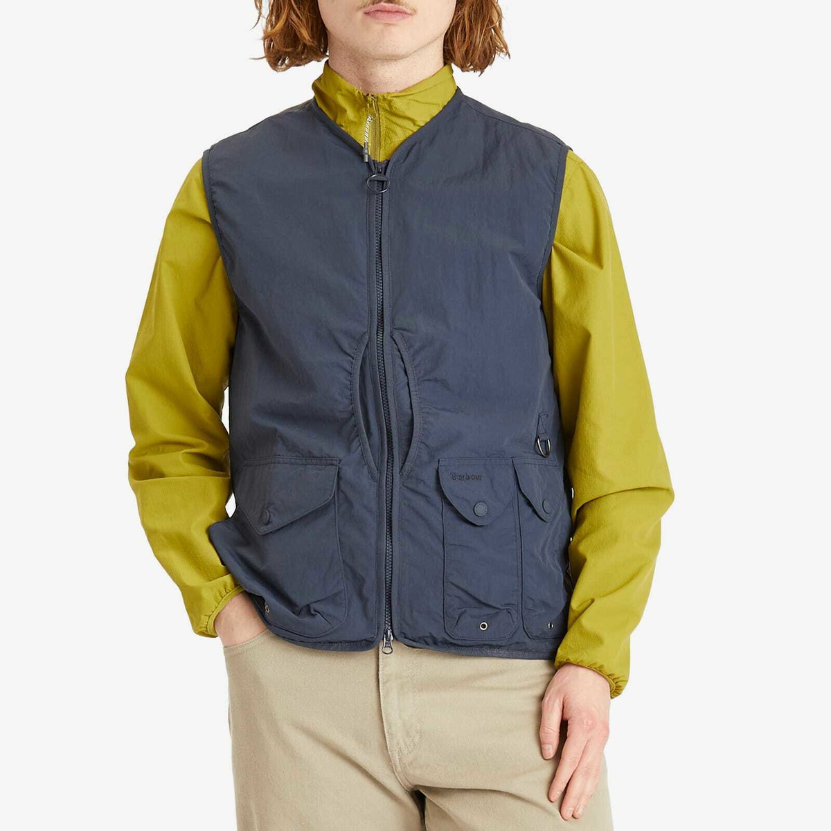 Barbour Men's Utility Flyweight Gilet in Navy