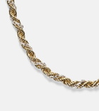 Yvonne Léon Corde Torsade 18kt gold and white gold necklace