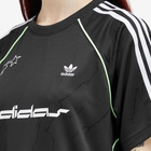 Adidas Women's Short Sleeve Football Jersey in Black