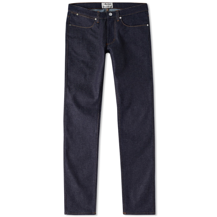 Photo: Acne Studios Max Stretch Raw Jean