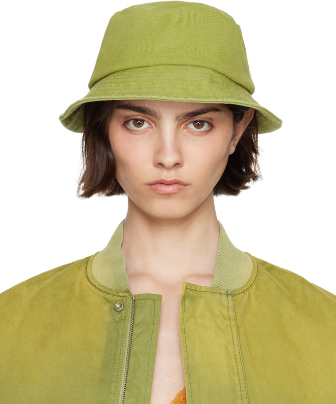 Photo: JW Anderson Khaki Anchor Logo Bucket Hat