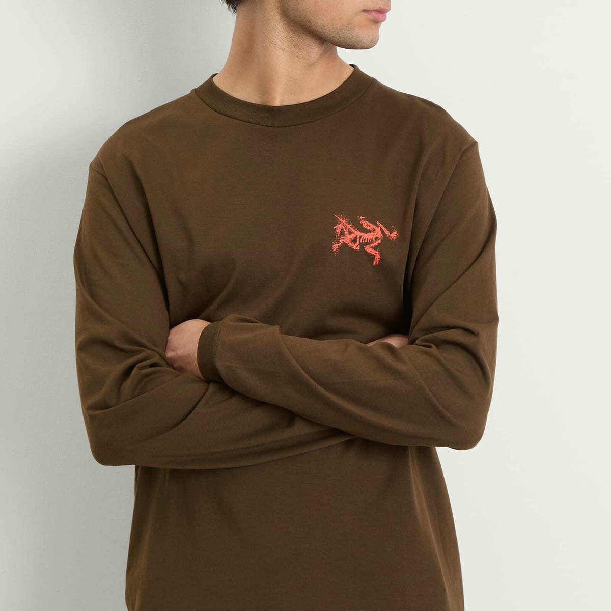 Arc'teryx Men's Kragg SL Bird Tile LS T-Shirt Presented By END. in Carob/Dynasty