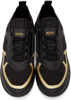 Boss Black Thermo-Bonded Titanium Running Sneakers