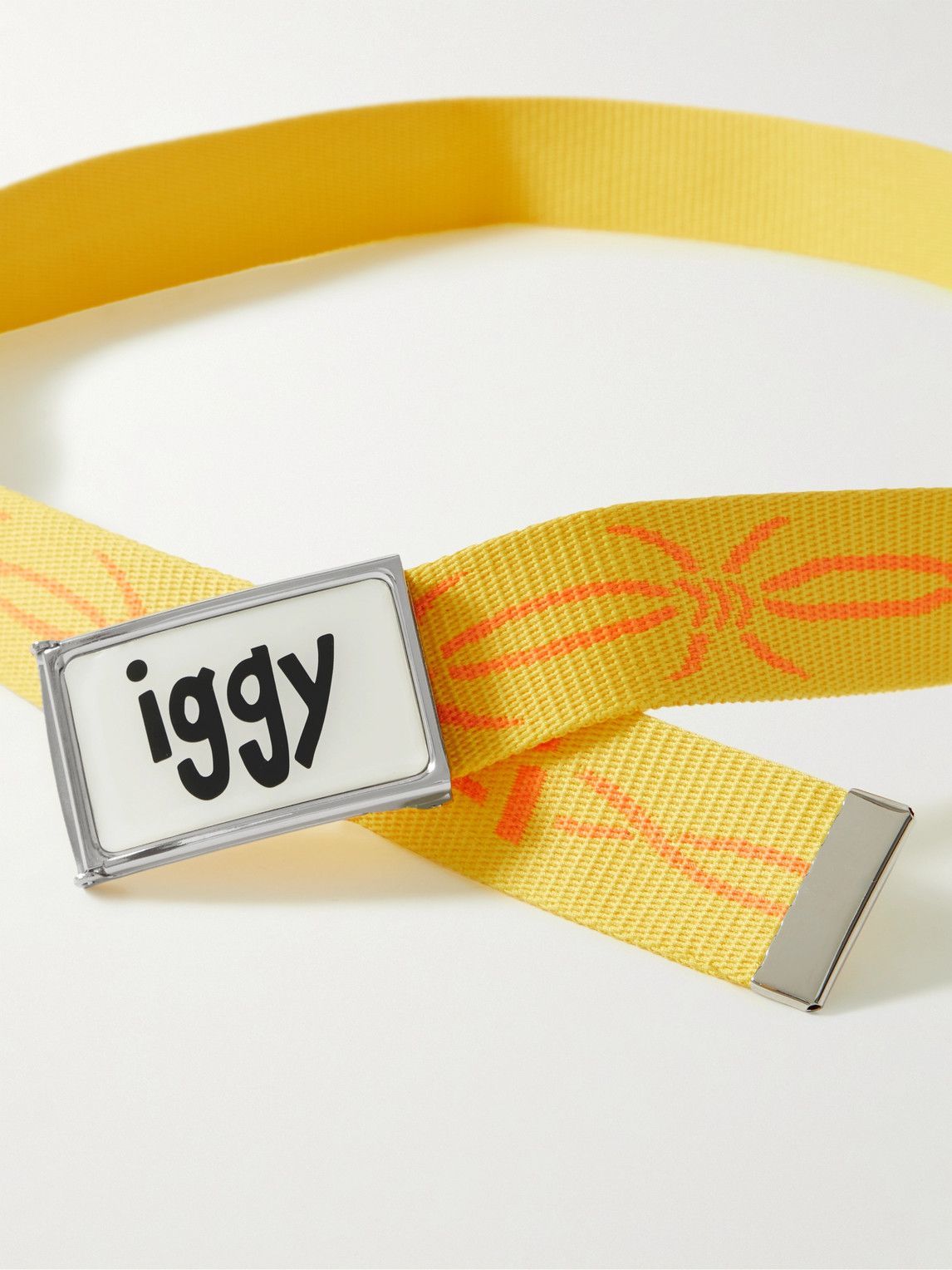 iggy - Barbed Wire 4cm Printed Webbing Belt iggy