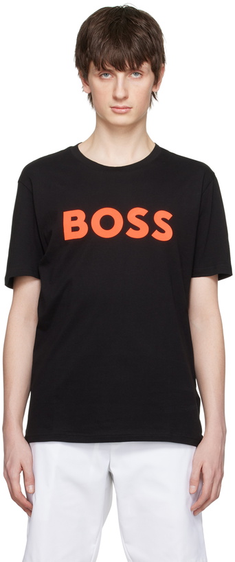 Photo: BOSS Black Printed T-Shirt