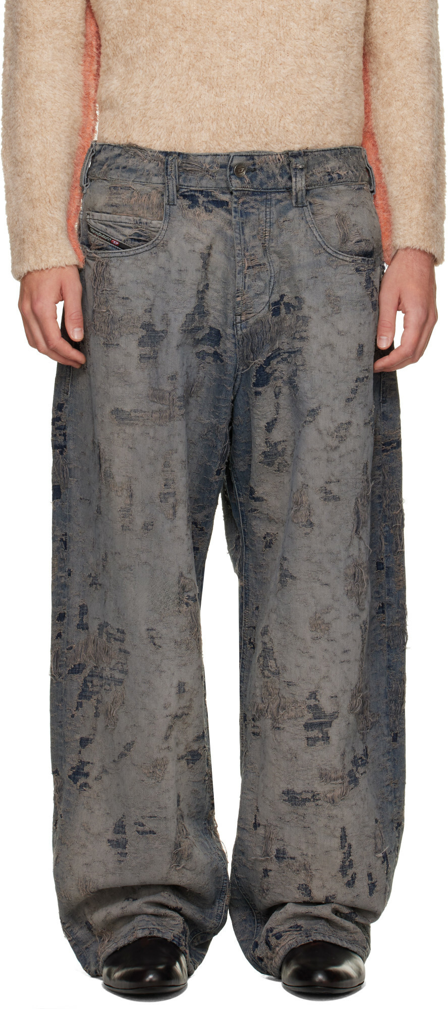 Diesel Black Bootcut D-Moorix 09j96 Jeans Diesel