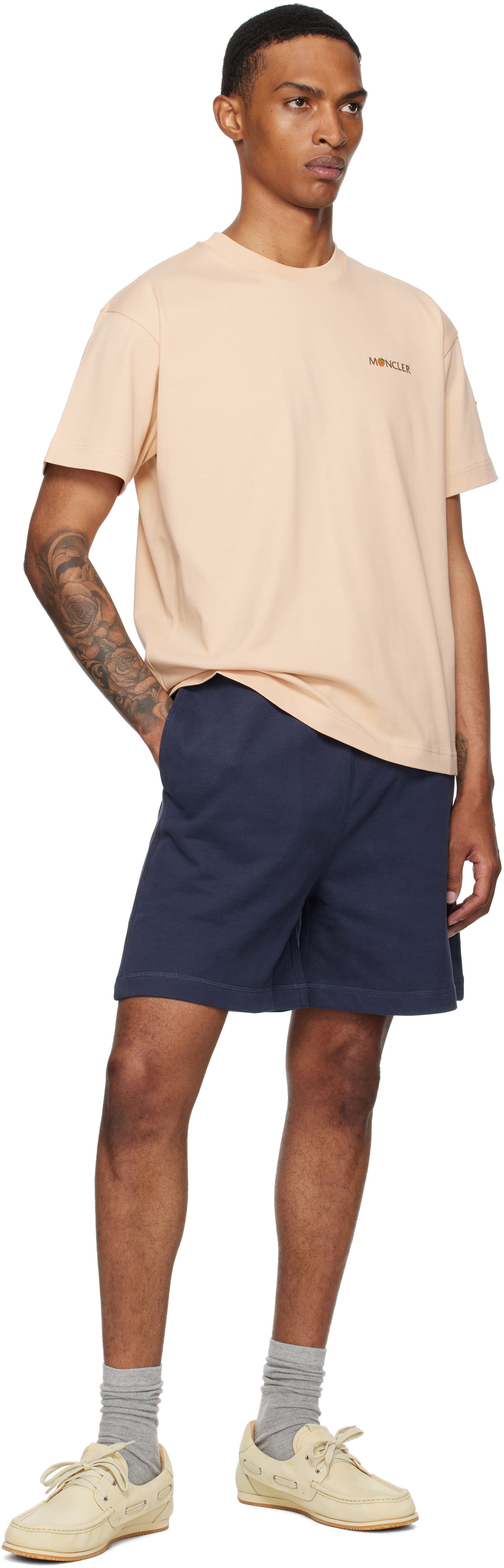 Moncler Genius Moncler x Gilga Farm Orange Short Sleeve T-shirt