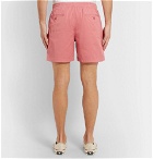 J.Crew - Dock Garment-Dyed Stretch-Cotton Drawstring Shorts - Pink