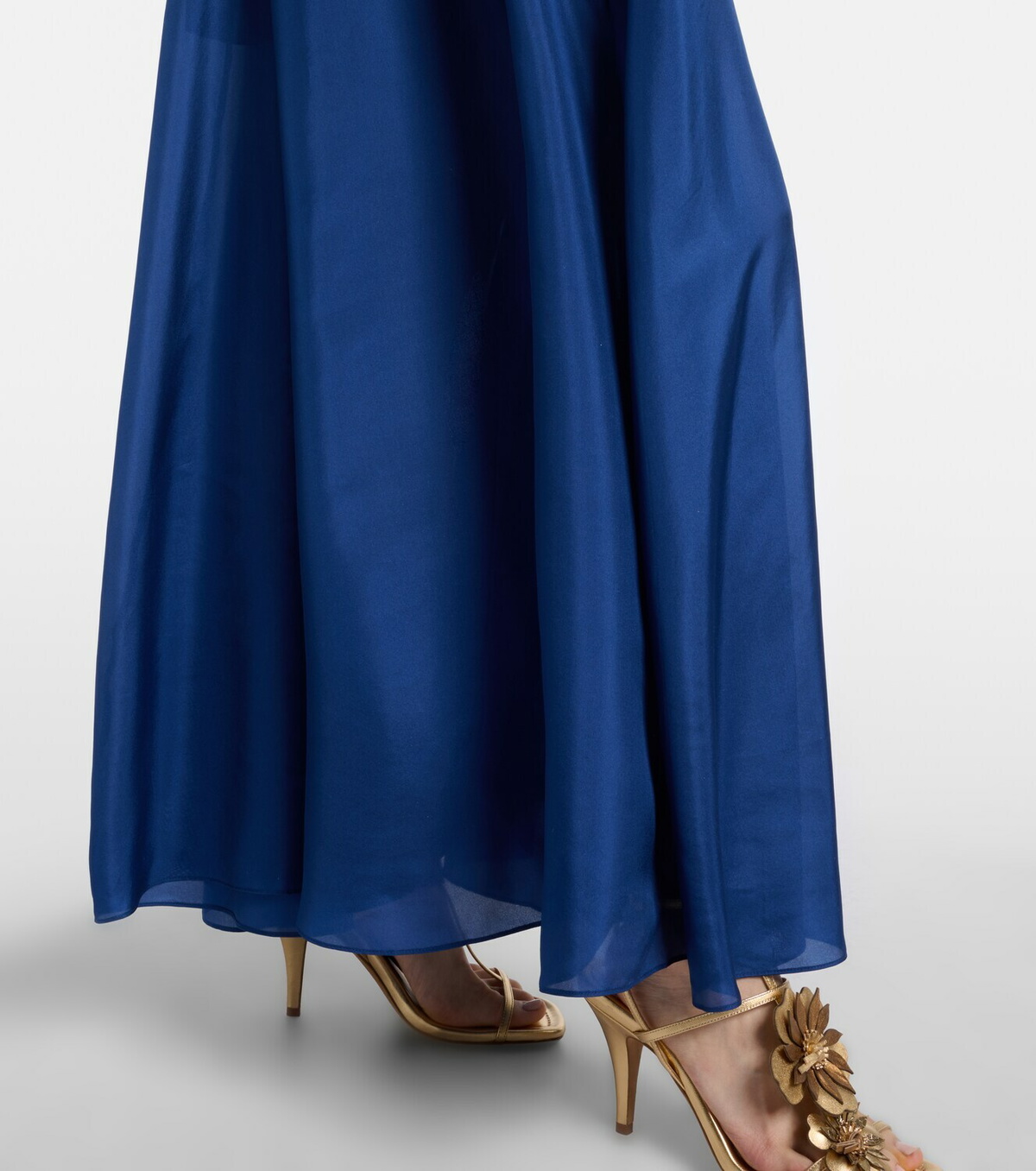 Zimmermann Aster beaded halterneck silk maxi dress