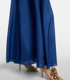 Zimmermann Aster beaded halterneck silk maxi dress
