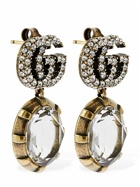 GUCCI - Gg Marmont Crystal Embellished Earrings
