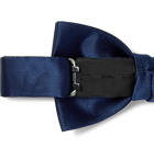 LANVIN - Pre-Tied Silk-Satin Bow Tie - Blue