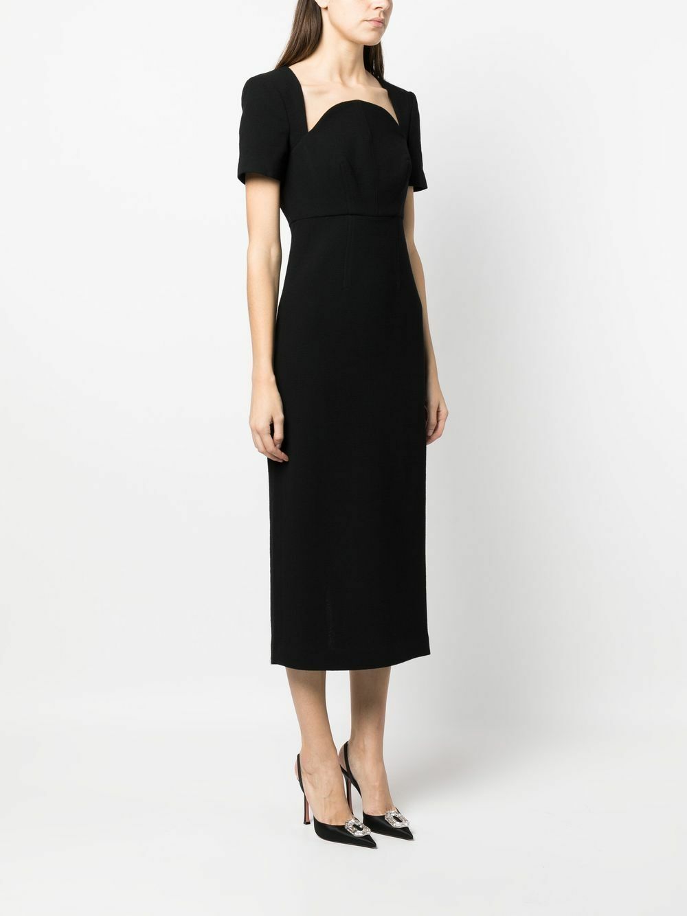 black midi tube dress Mara Strapless Midi Dress Black / L main image 0