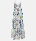 Etro - Floral cotton and silk maxi dress
