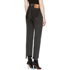 Vetements Black Levis Edition Classic Reworked Denim Jeans