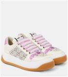 Gucci Screener embellished leather sneakers