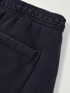 Entire Studios - Straight-Leg Enzyme-Washed Cotton-Jersey Sweatpants - Purple