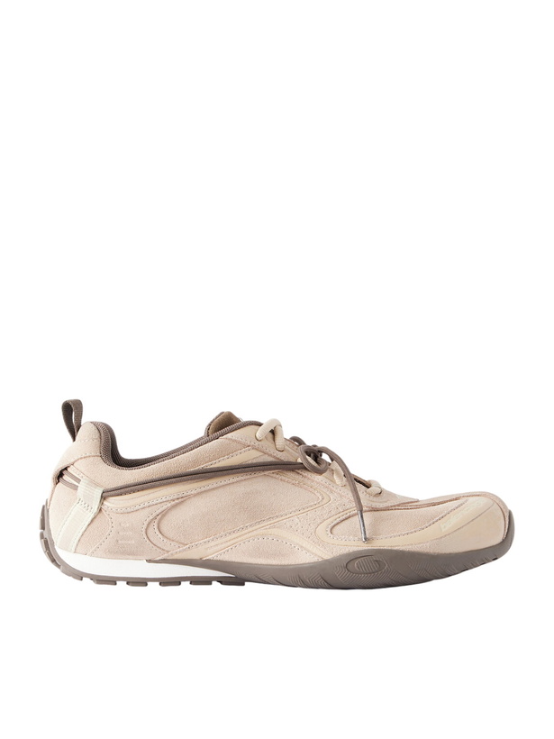 Photo: Balenciaga - Radar Suede Sneakers - Neutrals