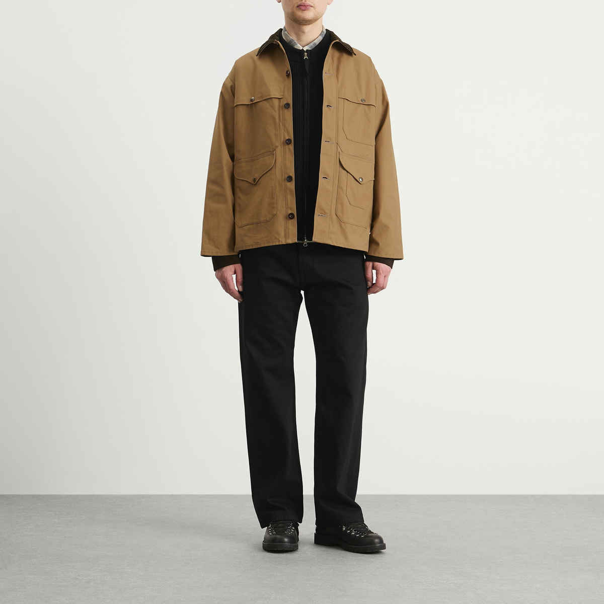 Junya Watanabe MAN Men's x Filson Flannel Check Jacket in Beige