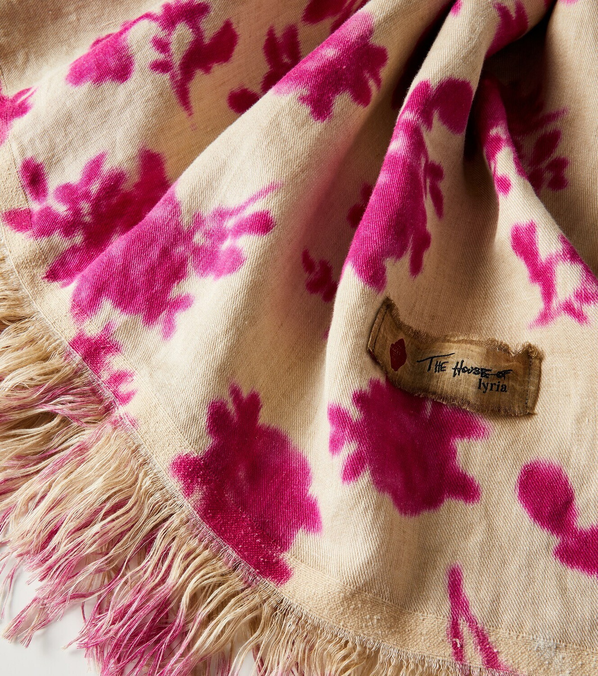 The House of Lyria Tormento floral linen tablecloth