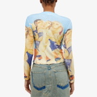Carne Bollente Women's The Slap Long Sleeve Top in Multi