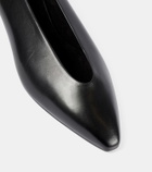 Loro Piana Rebecca leather ballet flats