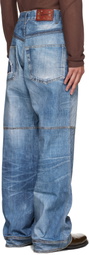 Andersson Bell Blue Printed Jeans