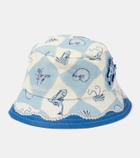 Alémais Pia linen bucket hat