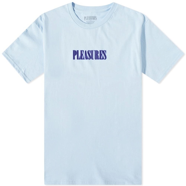 Photo: Pleasures Men's Blurry T-Shirt in Carolina Blue