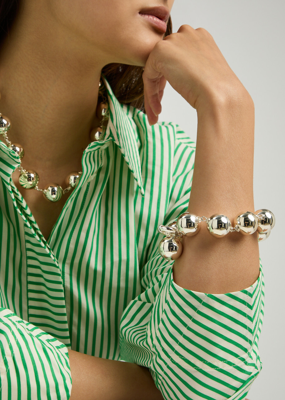 Pearl Octopuss.y Sterling Silver Sphere Bracelet - One Size
