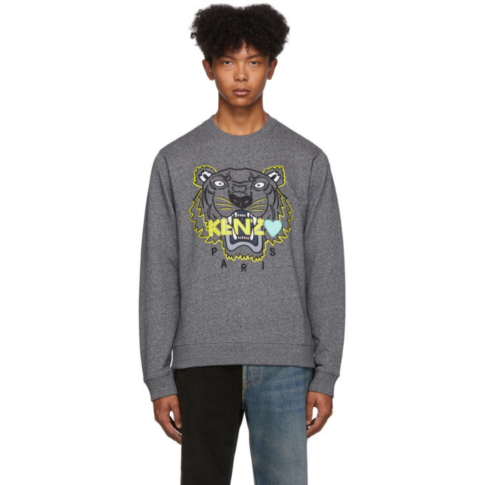 Photo: Kenzo Grey Limited Edition Tiger Sweatshirt