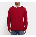 nonnative - Contrast-Trimmed Wool-Felt Polo Shirt - Men - Red