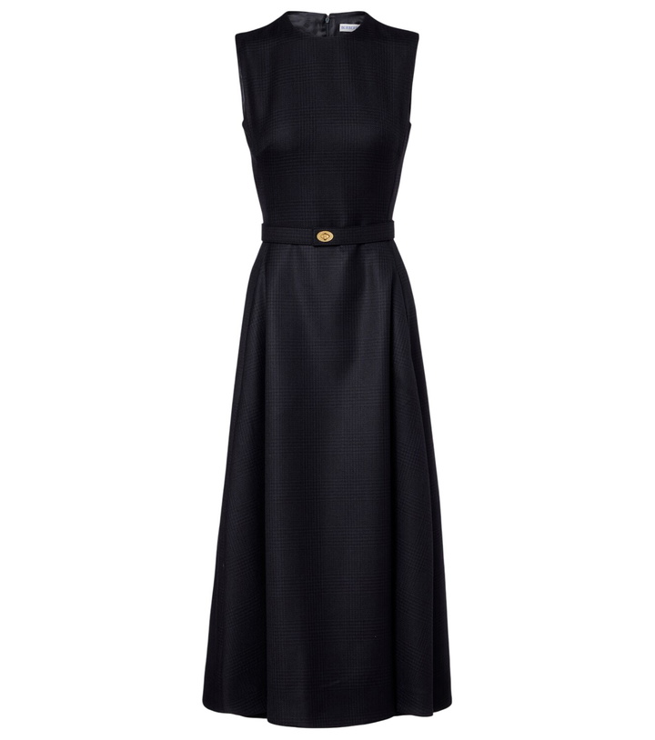 strapless open back dress Burberry // Textured Velvet Dress – VSP Consignment main image 0