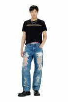 Diesel T-shirt with For Successful Loving logo - T-Shirts - Unisex - Black