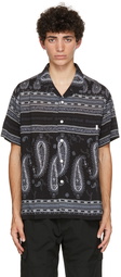 thisisneverthat Black Paisley Short Sleeve Shirt