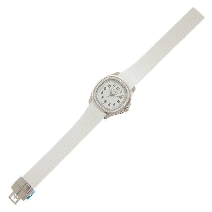 Patek Philippe Aquanaut Luce Quartz Diamond White Dial Ladies Watch 5267-200A-010